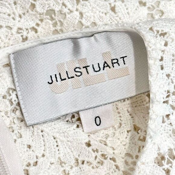 Jill Stuart Women's Illusion Yoke Lace Sheath Dress 0 Classy Lady Graduation - Picture 6 of 12